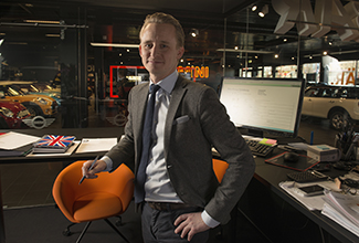 2016 02 04 Mölndal Leasingsavtal. Nicholas Casselblad på sitt kontor. Foto: Anna Rehnberg